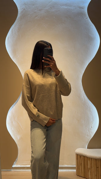 Pull Ela taupe