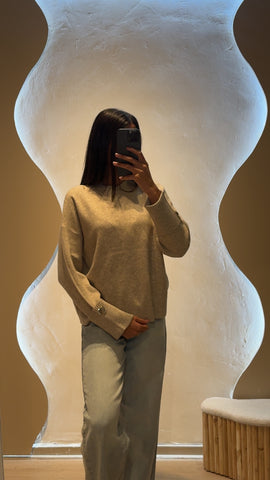 Pull Ela taupe