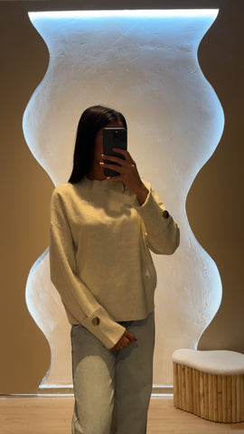 Pull Ela beige