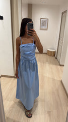 Robe [bleu] avec bretelles ajustable