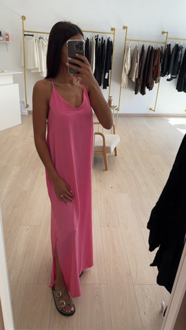 Robe bretelles croisées [Rose]