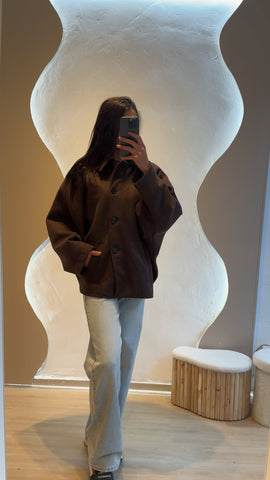 Veste Elisa Marron