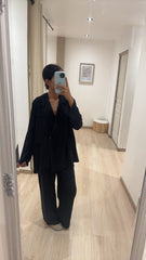 Ensemble blazer Léger [Noir]