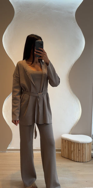 Ensemble 3 pièces Taupe