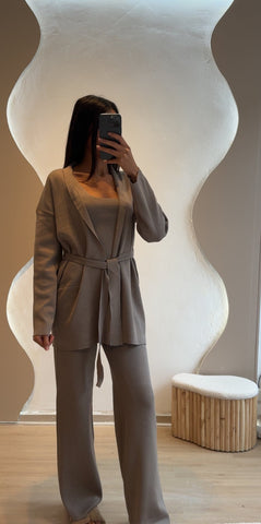 Ensemble 3 pièces Taupe