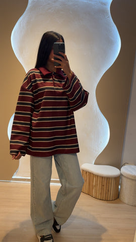 Pull à rayures