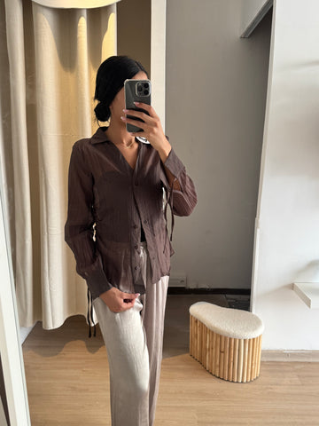 Chemisier marron