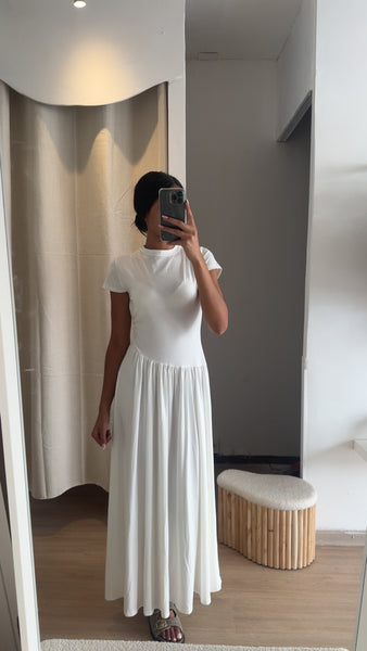 Robe fluide Blanche