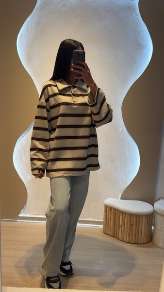 Pull à rayures