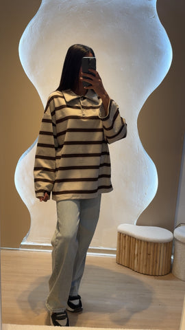 Pull à rayures